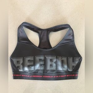 Reebok Logo Womens Combat Sports Bra